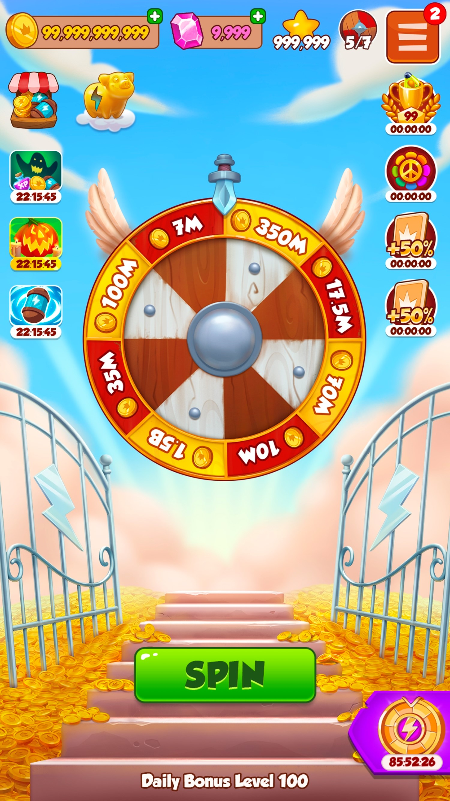 free spin coin master gratis italiano