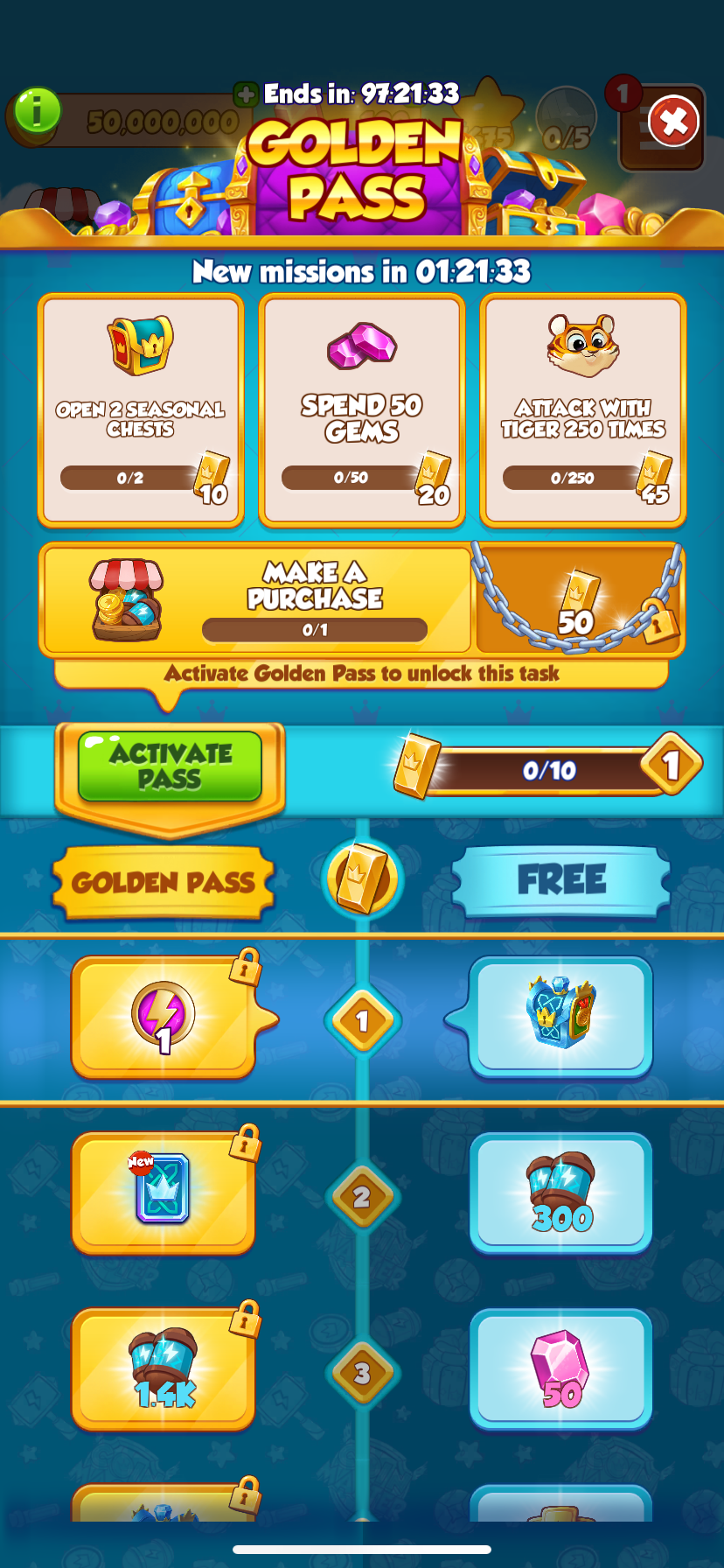 Golden Pass tasks showing Attack with Tiger.PNG