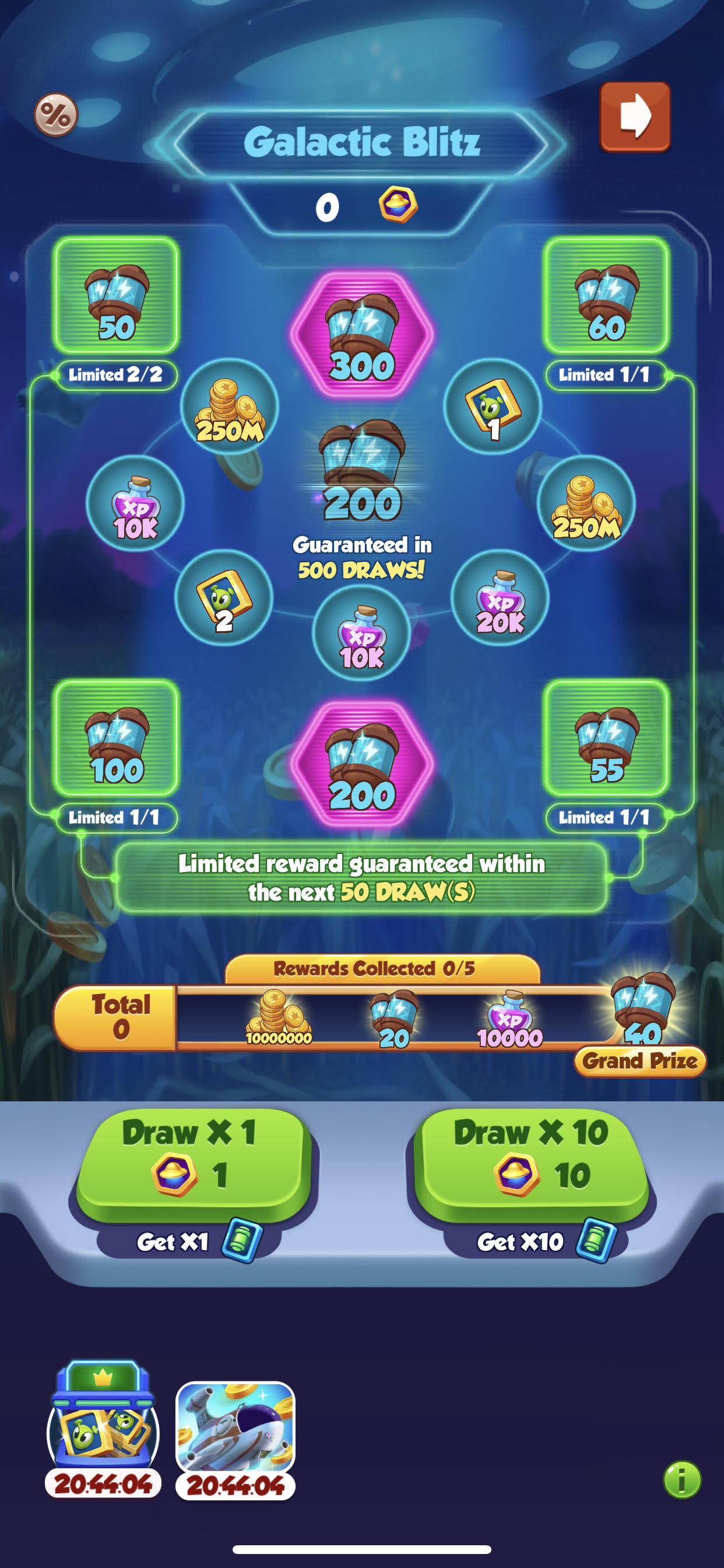 Galactic Blitz event page