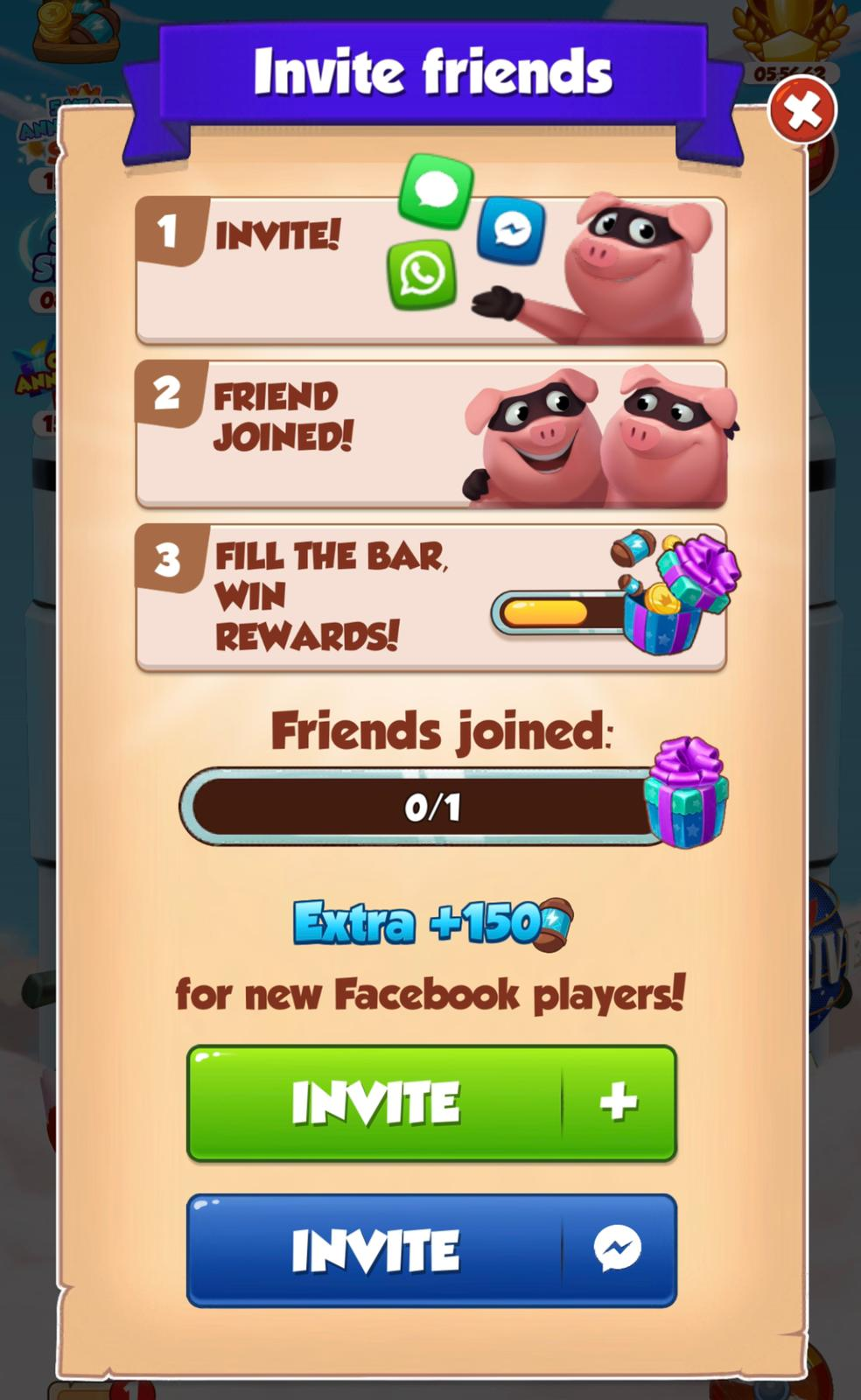 Invite Friends Button