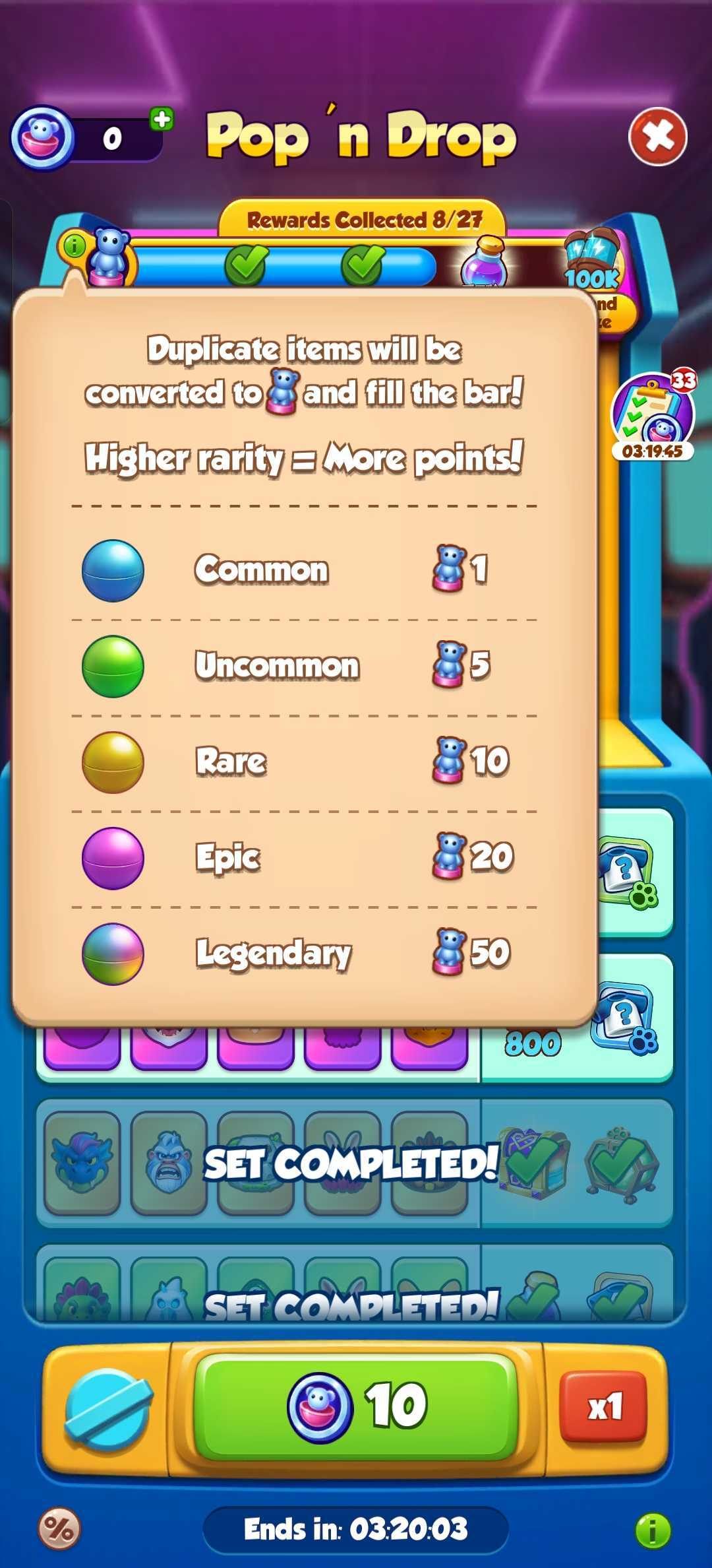 PopnDrop Duplicate Items info.png